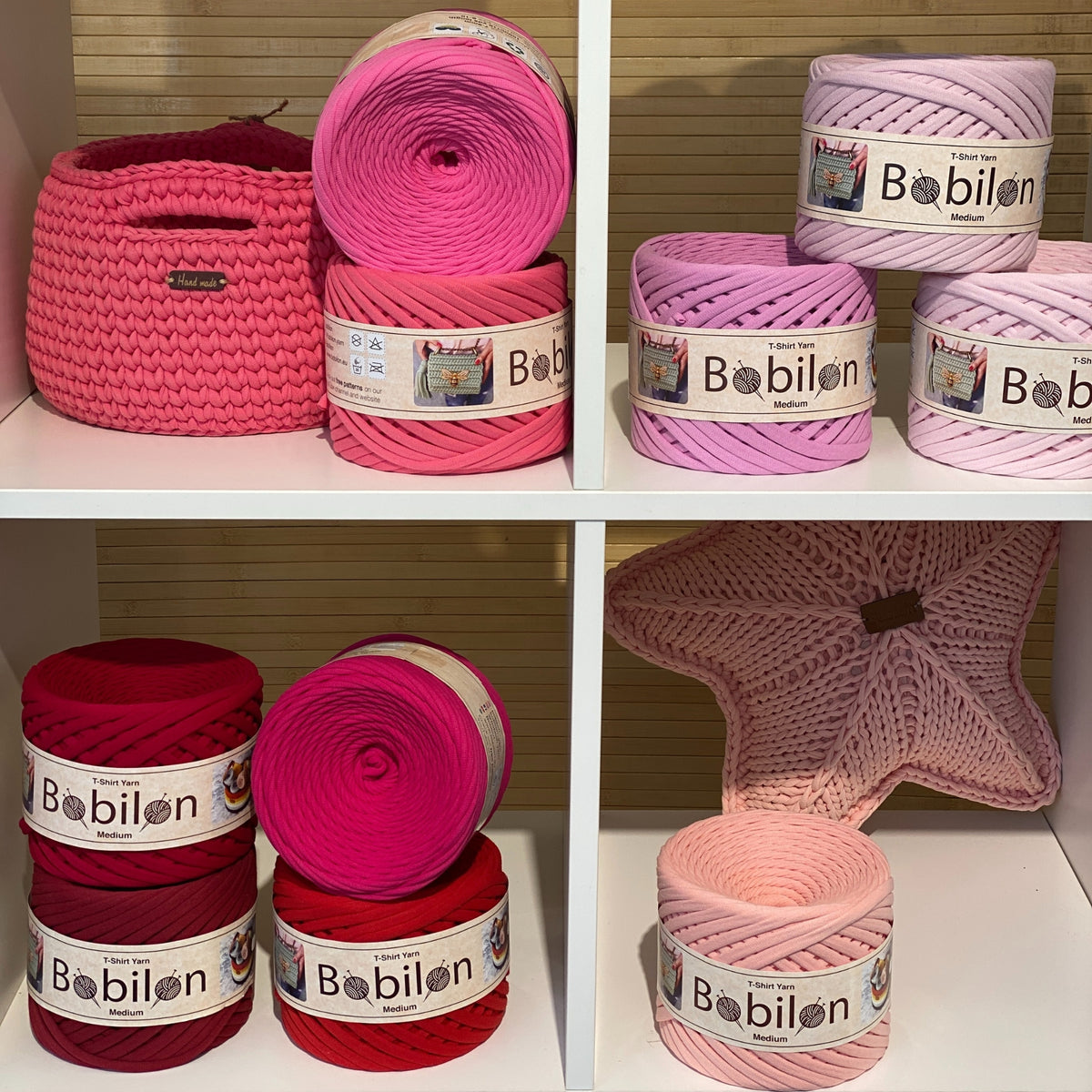 T-shirt yarn, Medium 7-9 mm, Marshmallow
