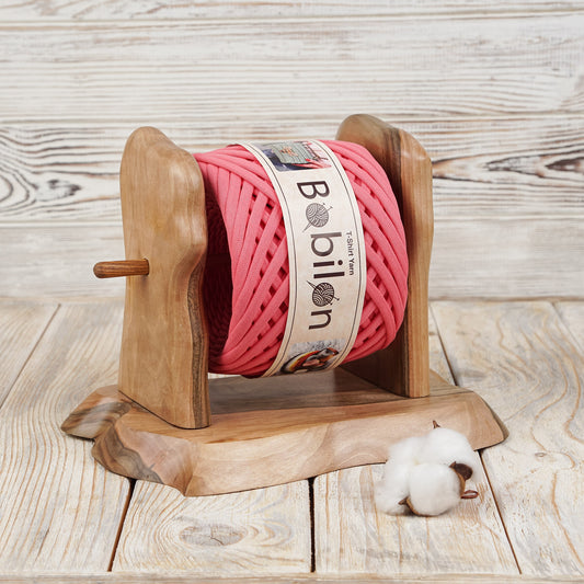 T-shirt yarn, Medium 7-9 mm, Coral