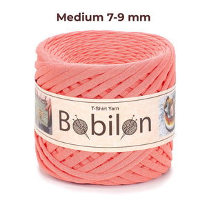 T-shirt yarn, Medium 7-9 mm, Apricot Crush