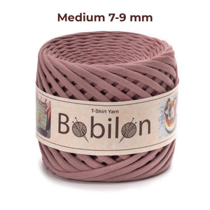 T-shirt yarn, Medium 7-9 mm, Lilac