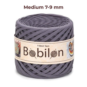 T-shirt yarn, Medium 7-9 mm, Mr. Gray
