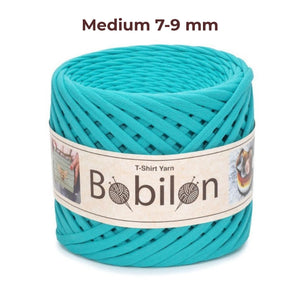 T-shirt yarn, Medium 7-9 mm, Tiffany