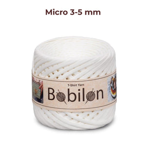 T-shirt yarn, Micro 3-5 mm, Ice-Cream