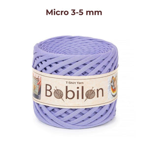 T-shirt yarn, Micro 3-5 mm, Lavender