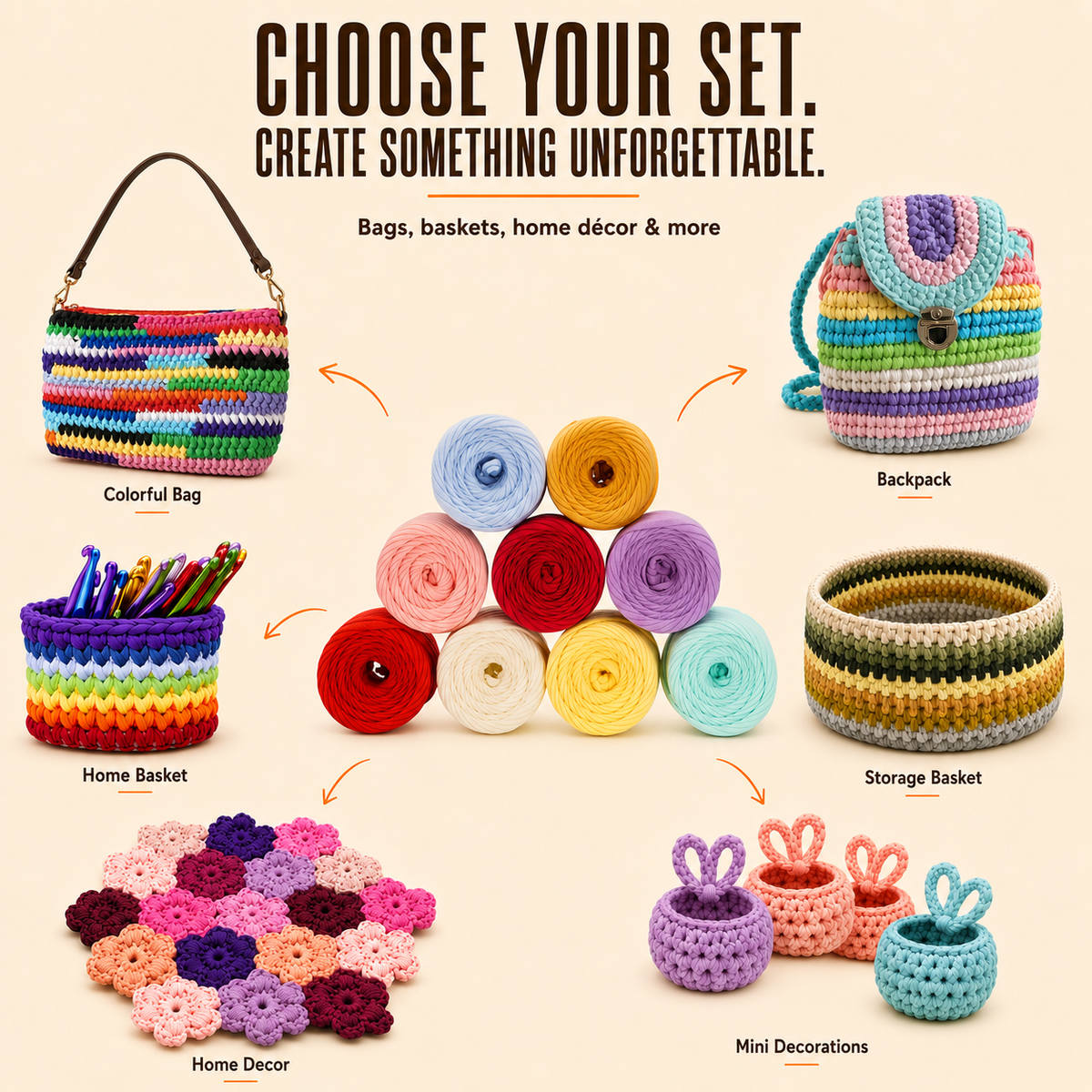 T-shirt yarn, American set