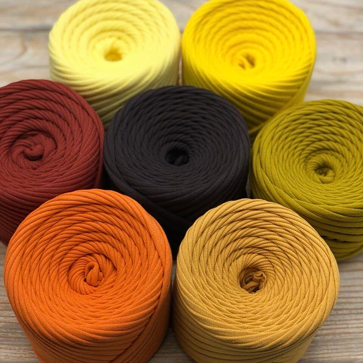 T-shirt yarn, Micro 3-5 mm, Canyon