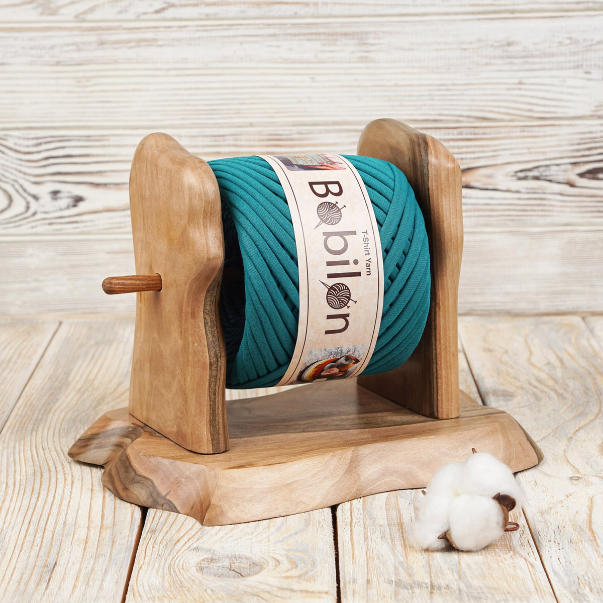 T-shirt yarn, Medium 7-9 mm, Deep Ocean
