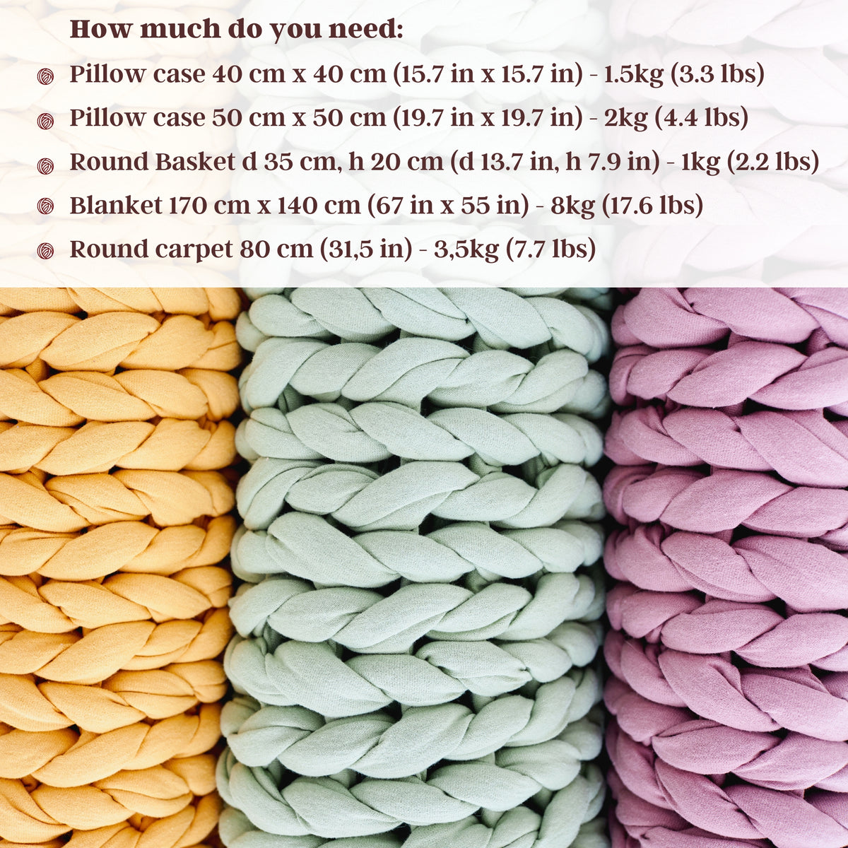 Super Thick T-Shirt Yarn 20–30 mm for Giant Crochet, Hand Knitting & Macrame – Chunky Cotton Tube Yarn – DIY Home Decor – Silver