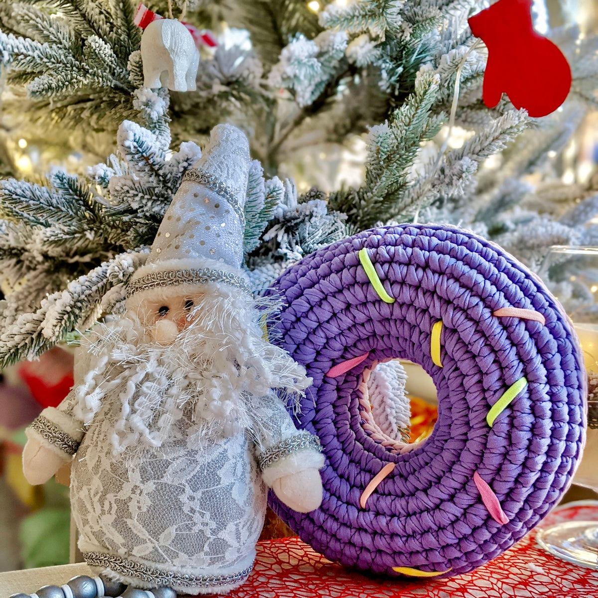 T-shirt yarn, Medium 7-9 mm, Lavender