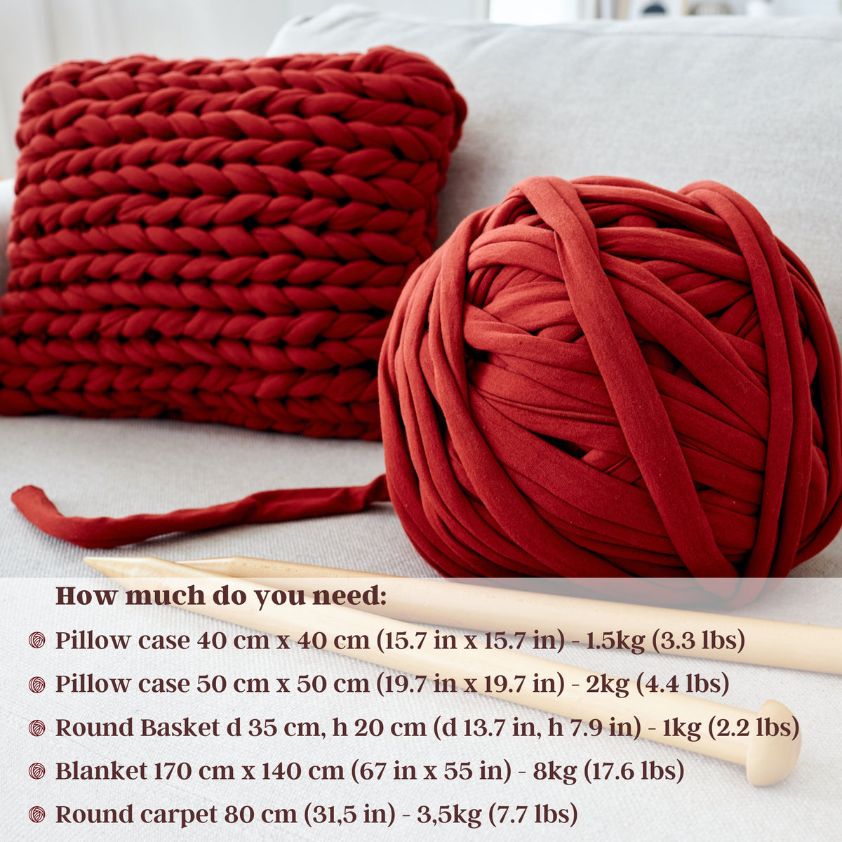 Super Thick T-Shirt Yarn 20–30 mm for Giant Crochet, Hand Knitting & Macrame – Chunky Cotton Tube Yarn – DIY Home Decor – Graphite