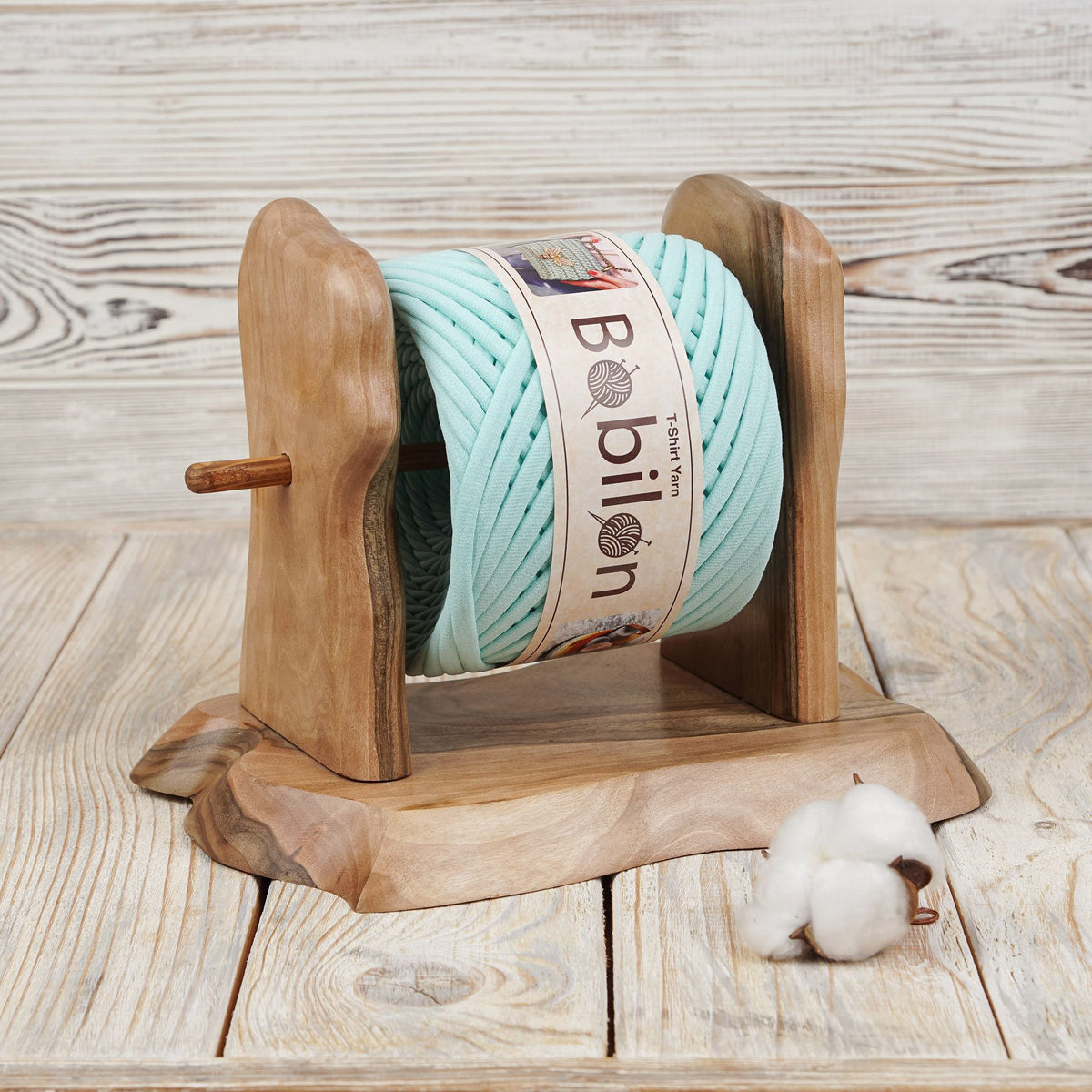 T-shirt yarn, Medium 7-9 mm, Mint