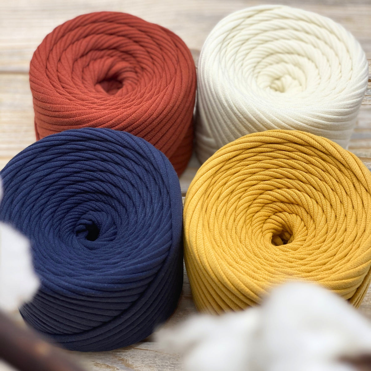 T-shirt yarn, Micro 3-5 mm, Canyon