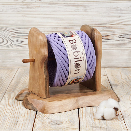 T-shirt yarn, Medium 7-9 mm, Lavender