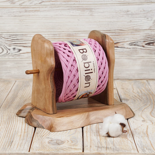 T-shirt yarn, Medium 7-9 mm, Bubble Gum
