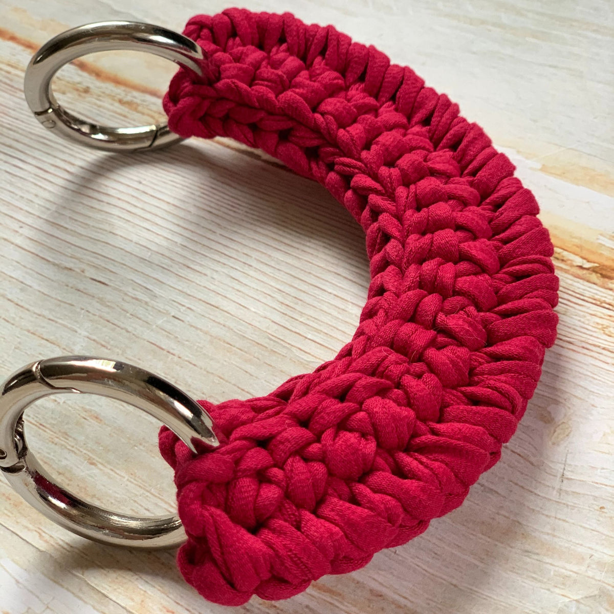 T-shirt yarn, Mini 5-7 mm, Ruby