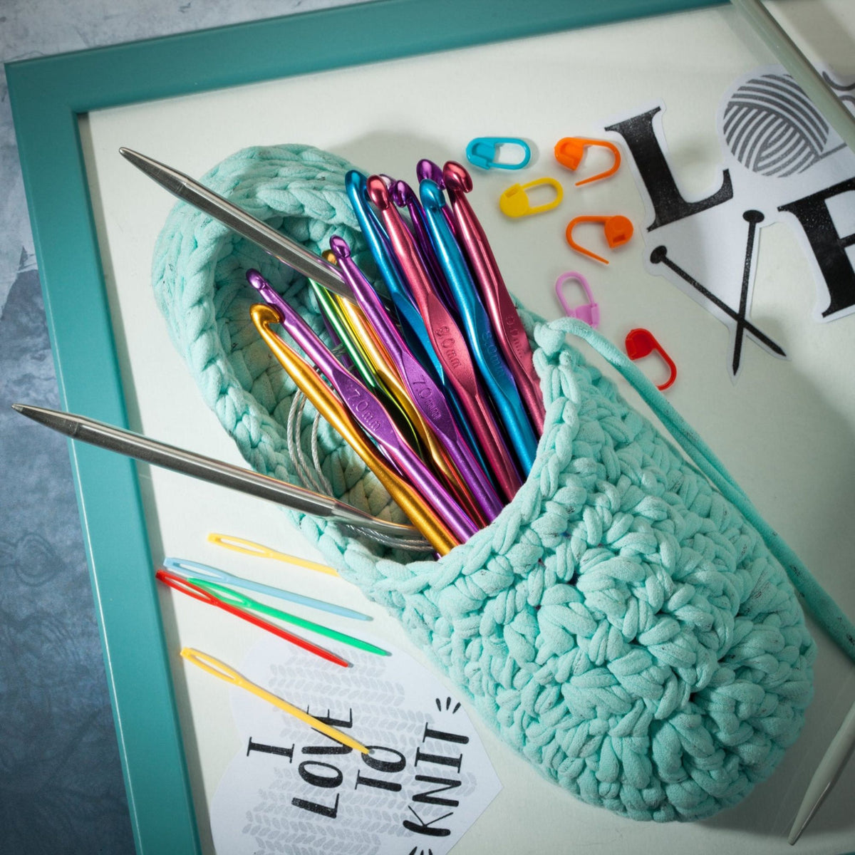 T-shirt yarn, Medium 7-9 mm, Mint