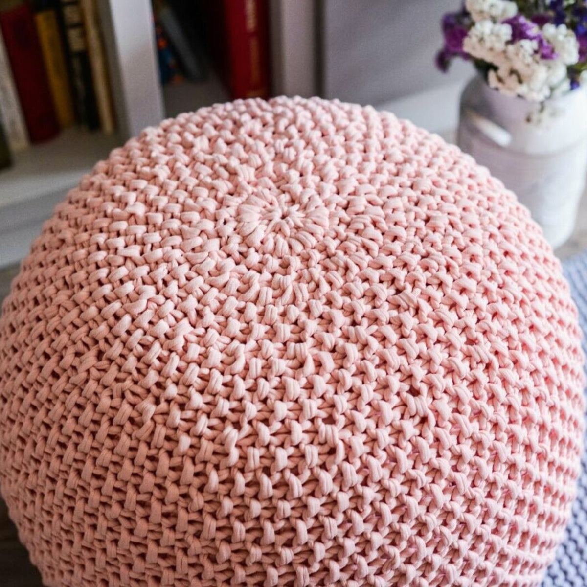 T-shirt yarn, Medium 7-9 mm, Marshmallow