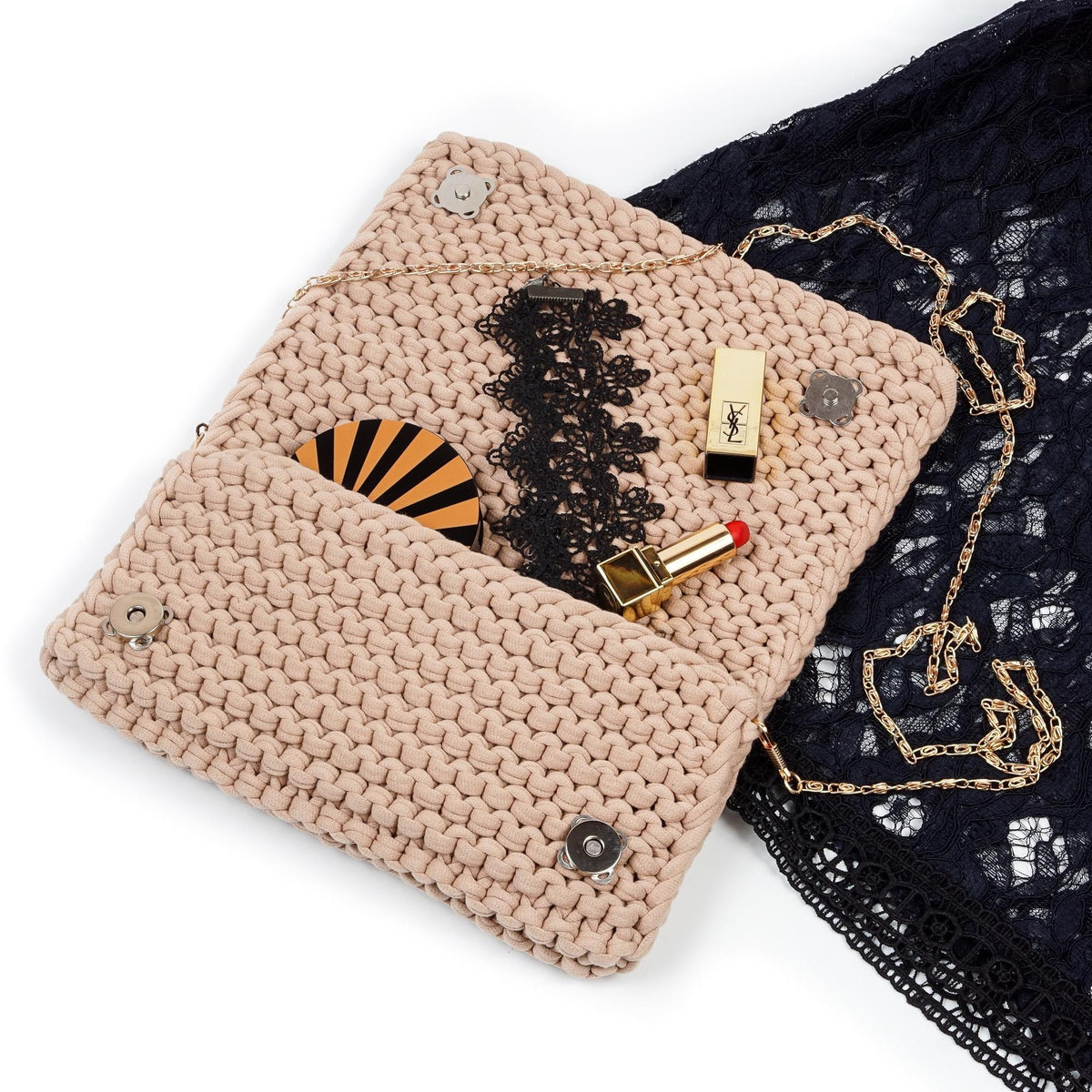 T-shirt yarn, Maxi 9-11 mm, Caramel