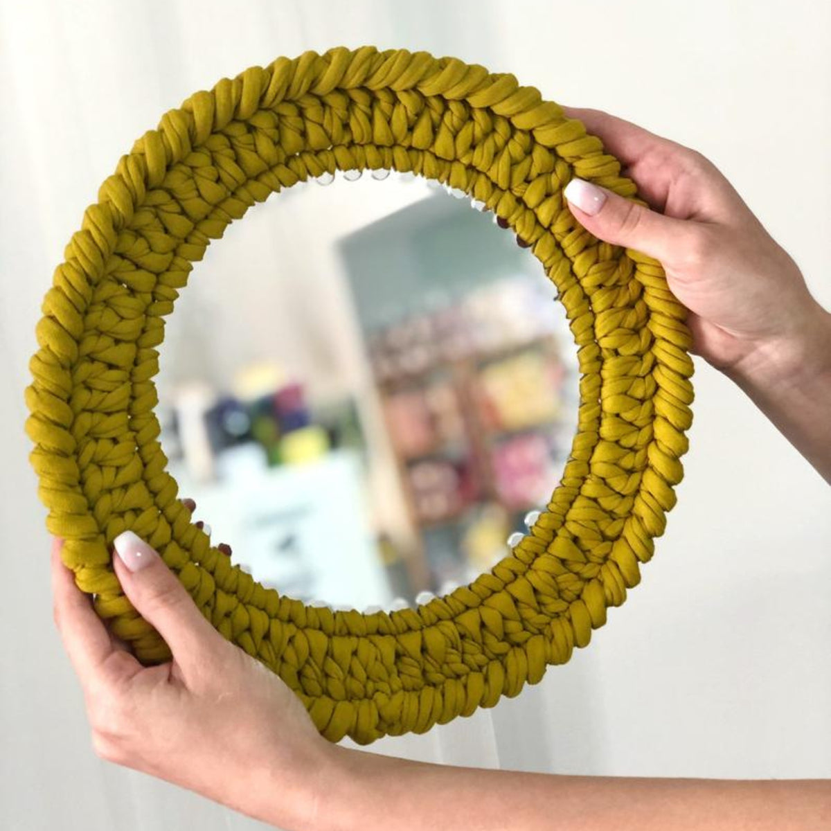 T-shirt yarn, Maxi 9-11 mm, Golden Lime