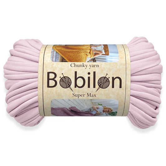 Super Thick T-Shirt Yarn 20–30 mm for Giant Crochet, Hand Knitting & Macrame – Chunky Cotton Tube Yarn – DIY Home Decor – Nude