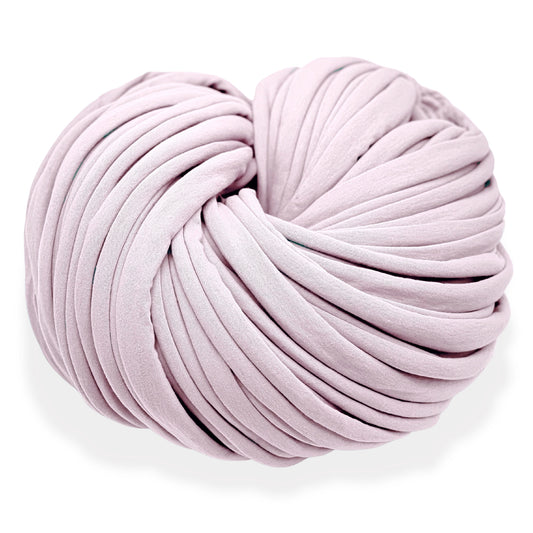 Super Thick T-Shirt Yarn 20–30 mm for Giant Crochet, Hand Knitting & Macrame – Chunky Cotton Tube Yarn – DIY Home Decor – Nude