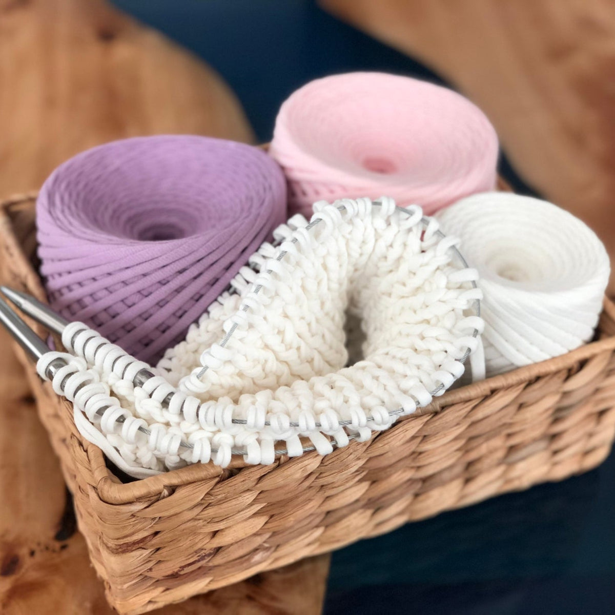 T-shirt yarn, Maxi 9-11 mm, Ice-Cream
