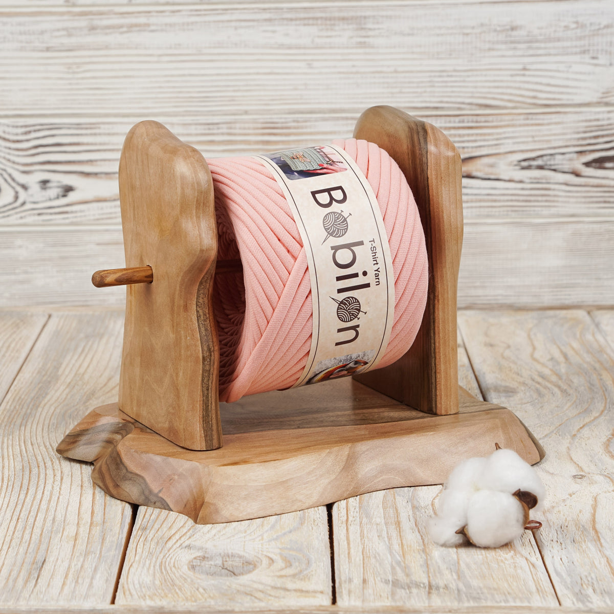 T-shirt yarn, Medium 7-9 mm, Marshmallow