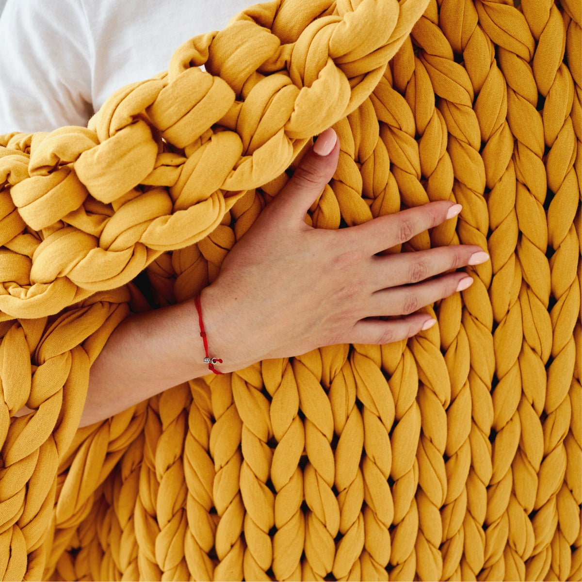 Super Thick T-Shirt Yarn 20–30 mm for Giant Crochet, Hand Knitting & Macrame – Chunky Cotton Tube Yarn – DIY Home Decor – Smoky