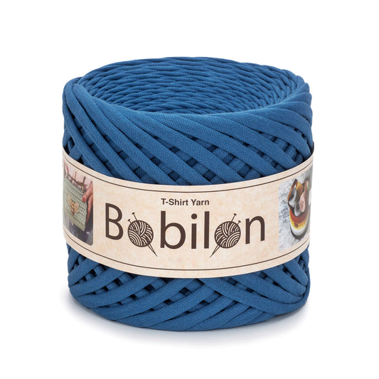T-shirt yarn, Micro 3-5 mm, Blue Jeans
