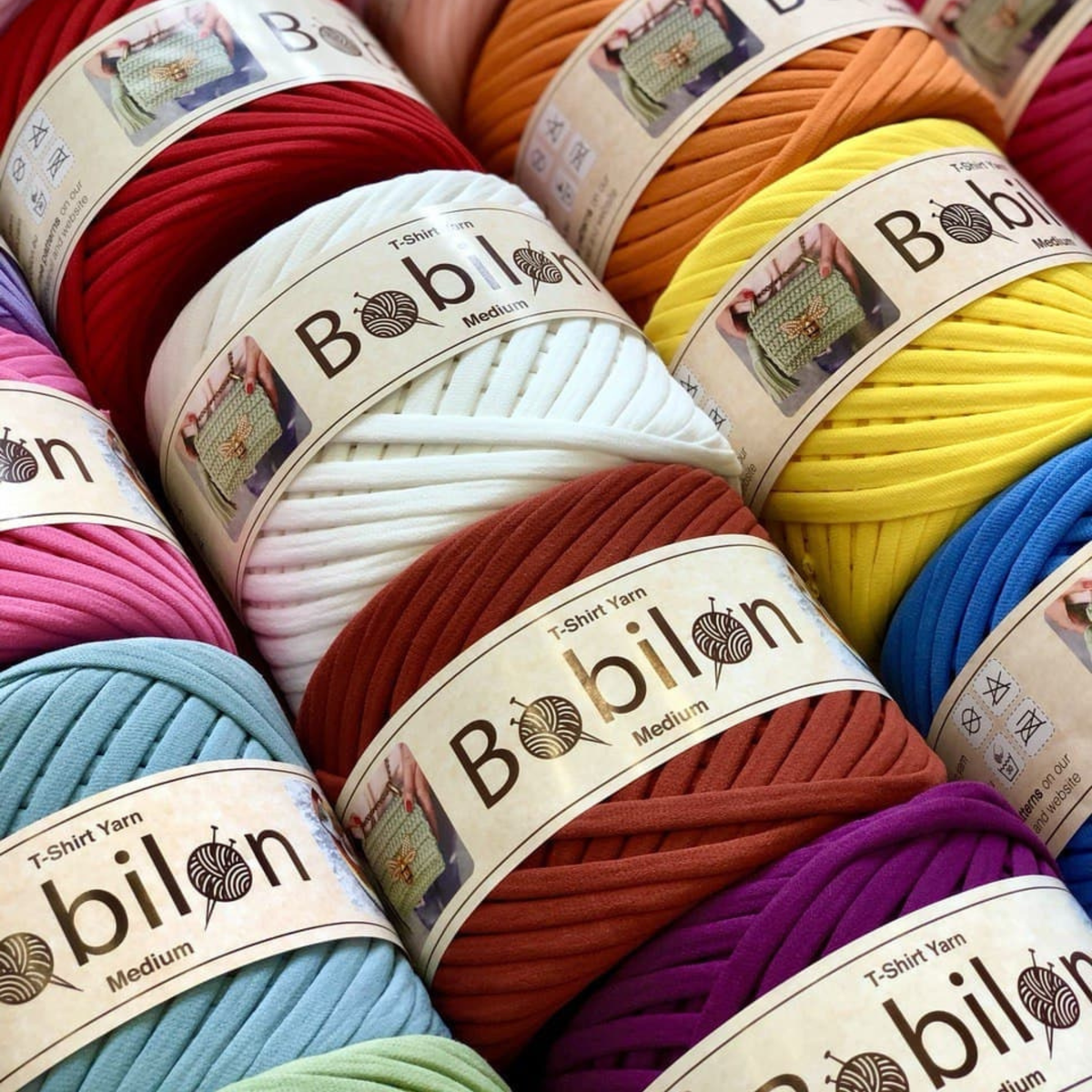 T-shirt yarn, Medium 7-9 mm, Canyon