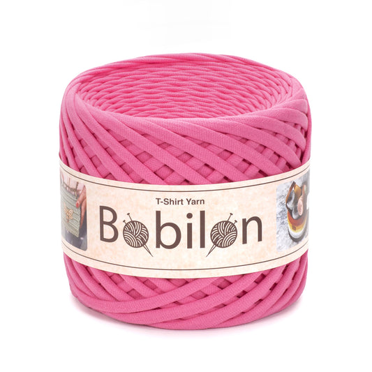 T-shirt yarn, Mini 5-7 mm, Flamingo