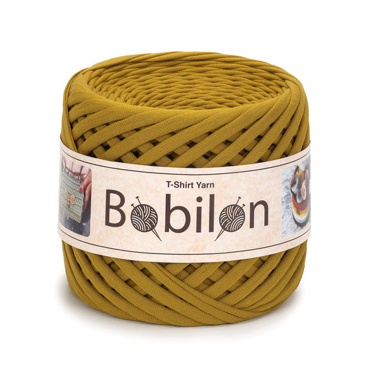 T-shirt yarn, Mini 5-7 mm, Golden Lime