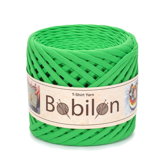 T-shirt yarn, Mini 5-7 mm, Green Apple