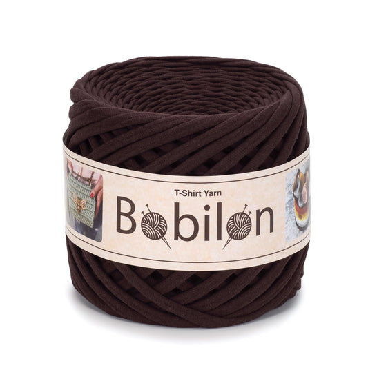 T-shirt yarn, Medium 7-9 mm, Hot Chocolate