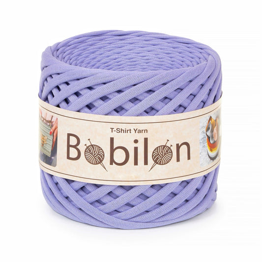 T-shirt yarn, Medium 7-9 mm, Lavender