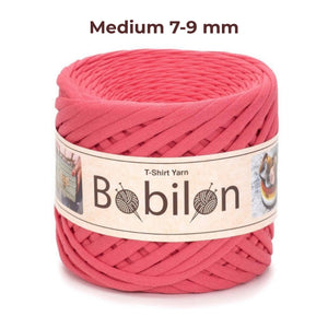 T-shirt yarn, Medium 7-9 mm, Coral