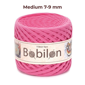 T-shirt yarn, Medium 7-9 mm, Flamingo
