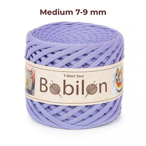 T-shirt yarn, Medium 7-9 mm, Lavender