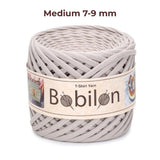 T-shirt yarn, Medium 7-9 mm, Stone