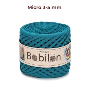 T-shirt yarn, Micro 3-5 mm, Deep Ocean
