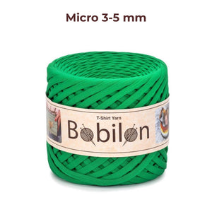 T-shirt yarn, Micro 3-5 mm, Green Island