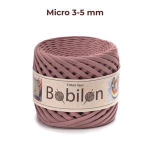 T-shirt yarn, Micro 3-5 mm, Lilac