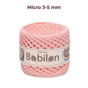 T-shirt yarn, Micro 3-5 mm, Marshmallow