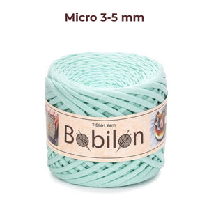 T-shirt yarn, Micro 3-5 mm, Mint