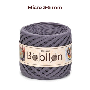 T-shirt yarn, Micro 3-5 mm, Mr. Gray