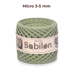 T-shirt yarn, Micro 3-5 mm, Olive