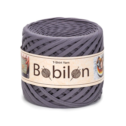 T-shirt yarn, Mini 5-7 mm, Mr. Gray