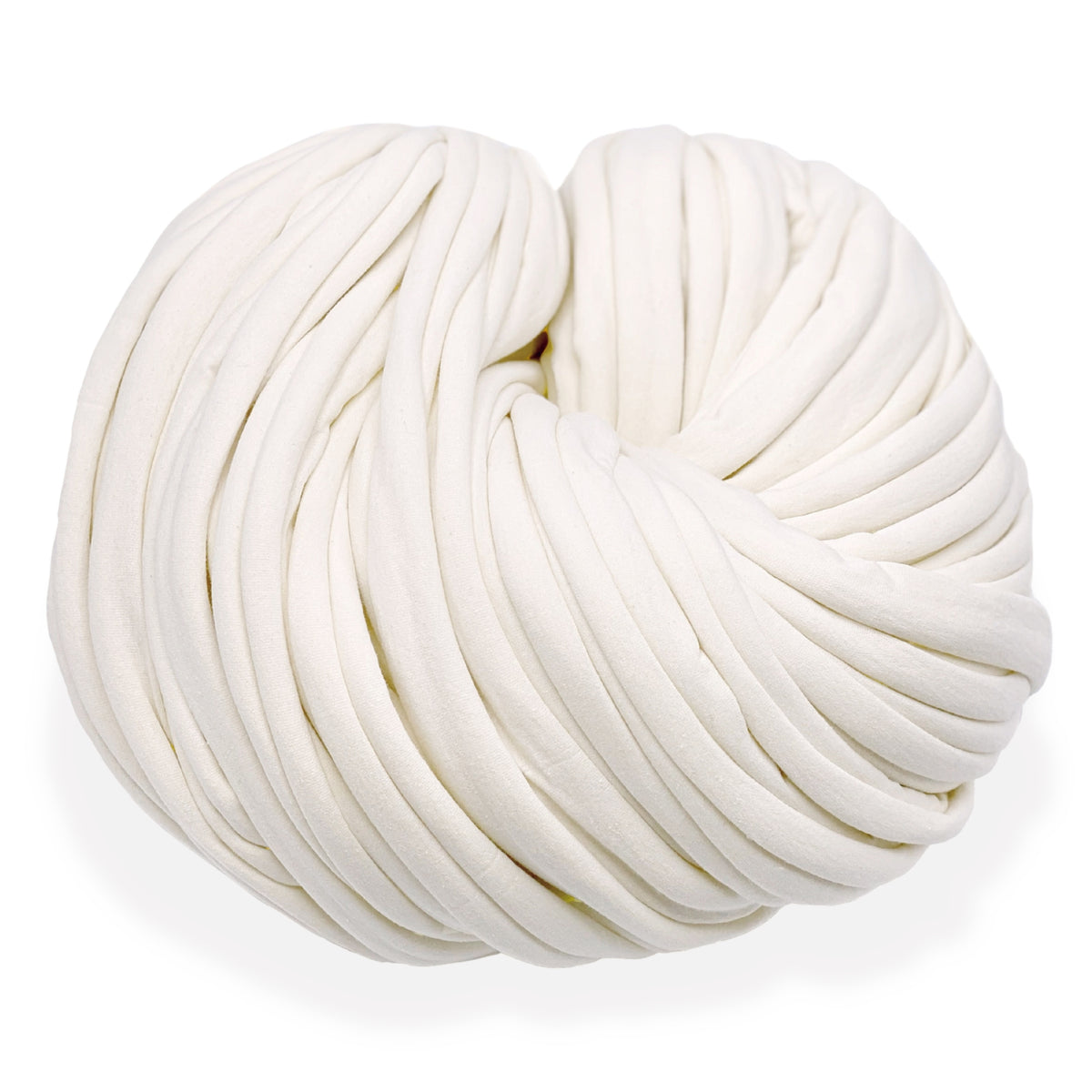 Super Thick T-Shirt Yarn 20–30 mm for Giant Crochet, Hand Knitting & Macrame – Chunky Cotton Tube Yarn – DIY Home Decor – Ice-Cream