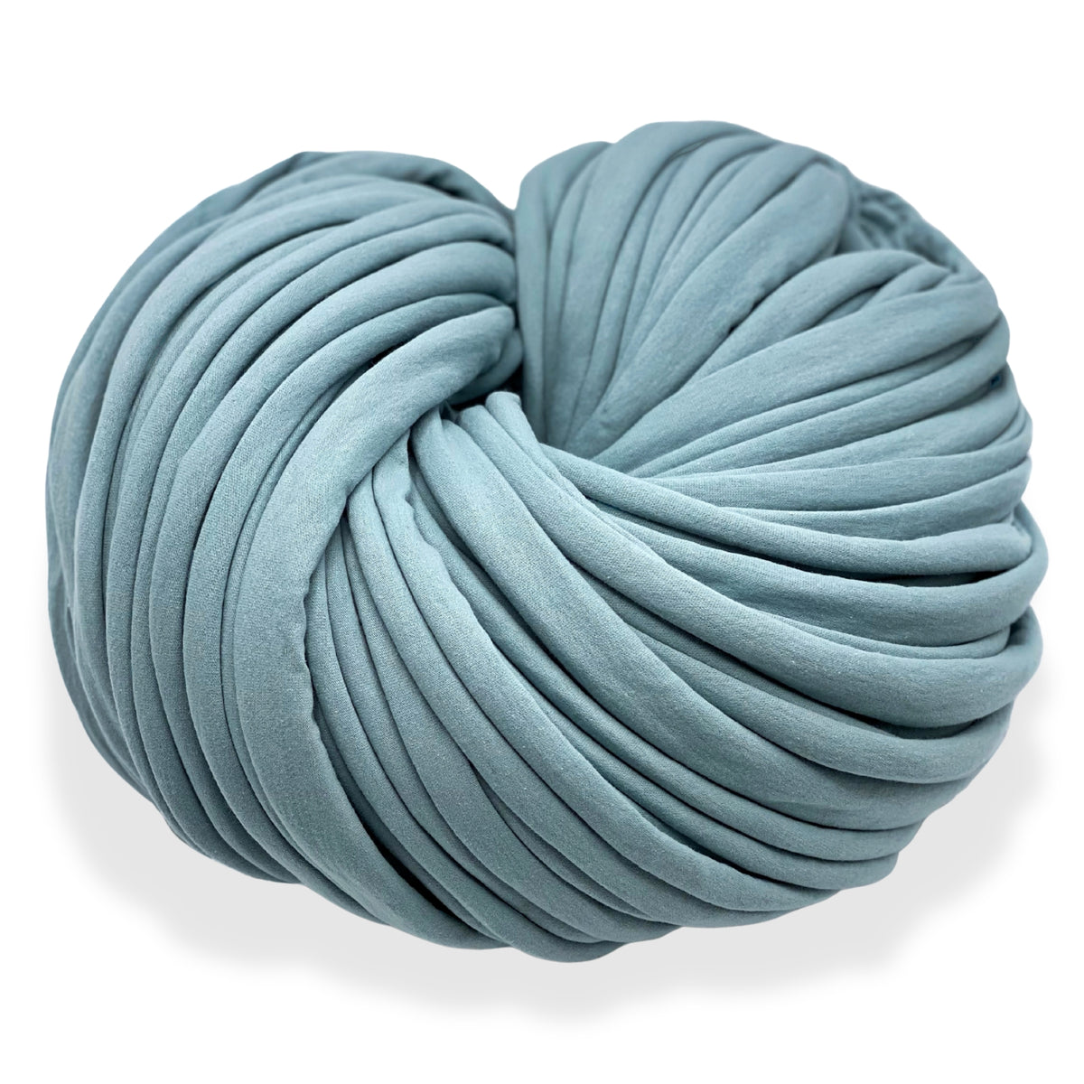 Super Thick T-Shirt Yarn 20–30 mm for Giant Crochet, Hand Knitting & Macrame – Chunky Cotton Tube Yarn – DIY Home Decor – Smoky