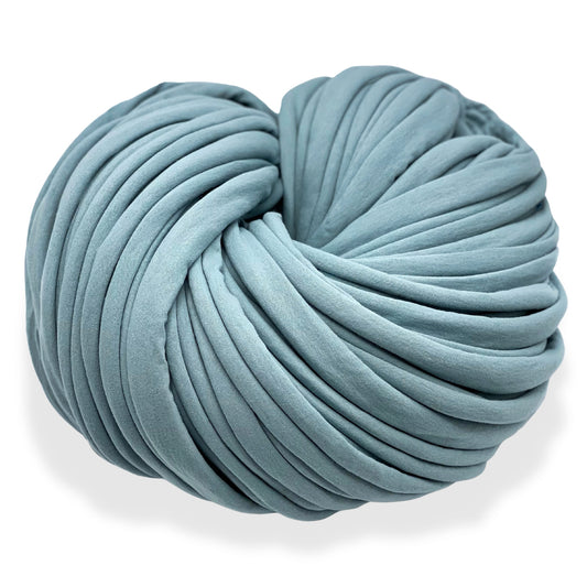 Super Thick T-Shirt Yarn 20–30 mm for Giant Crochet, Hand Knitting & Macrame – Chunky Cotton Tube Yarn – DIY Home Decor – Smoky